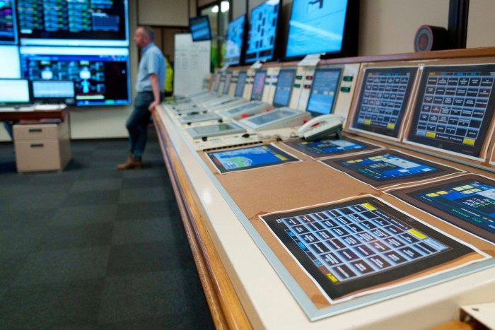 The control room at Dinorwig power station